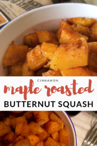 cinnamon maple roasted squash, recipe, Calling Tennessee Home, barrel aged, maple syrup, how to use barrel aged maple, cooking with bourbon maple, bourbon syrup, maple bourbon recipes, holiday recipes, christmas side dish, thanksgiving side dish, squash recipes