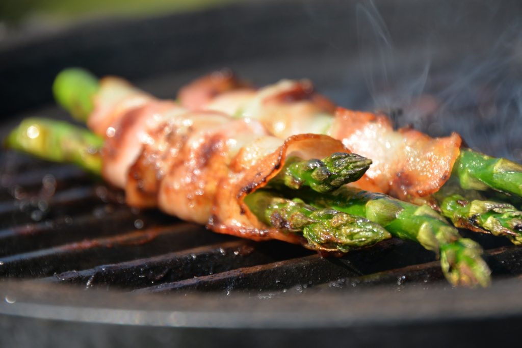 Maple Glazed Bacon-Wrapped Asparagus, recipe, Calling Tennessee Home, bourbon barrel aged maple syrup
