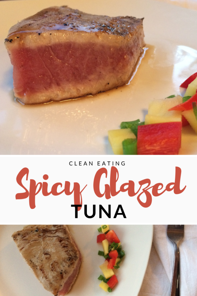 spicy glazed tuna, tuna recipes, Calling Tennessee Home, recipes for tuna, recipes for maple syrup, recipes for sriracha, seared tuna, fish recipe, clean eating, paleo