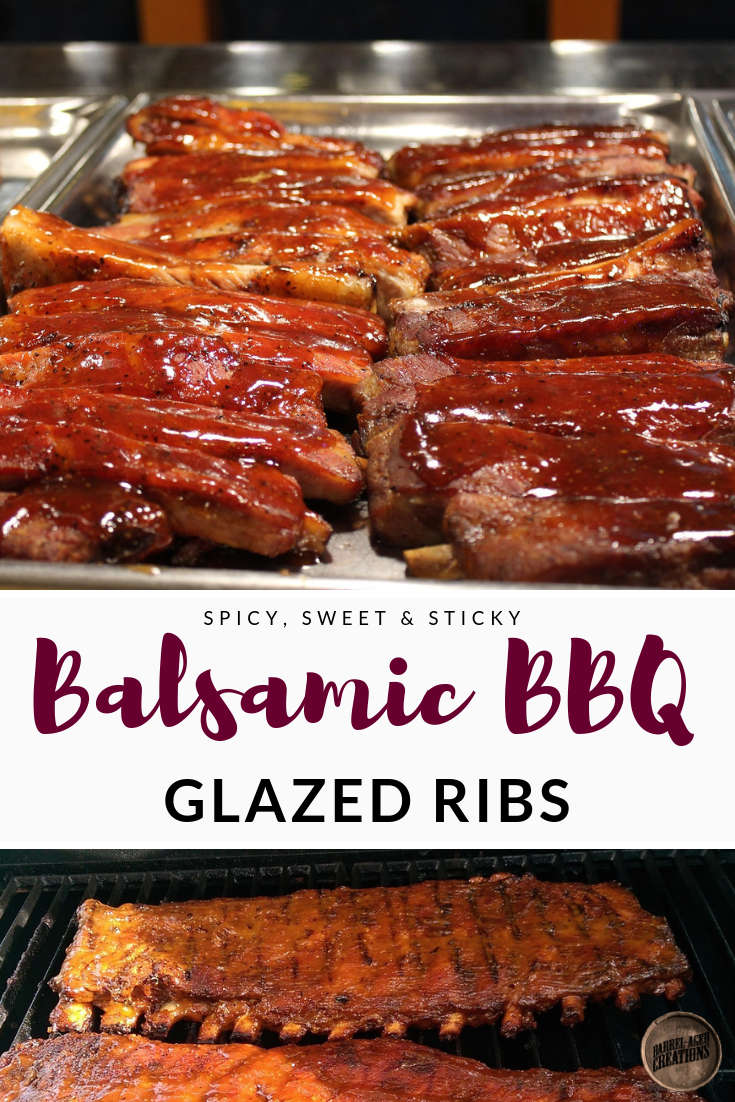 Balsamic Glazed Barbecue Ribs, Calling Tennessee Home , BBQ Ribs, Recipe, SMoked RIbs, Grilled RIbs, Balsamic BBQ Ribs, Balsamic Glaze for Ribs, Balsamic BBQ Sauce, Rib Sauce, Spicy Sweet BBQ Sauce, Balsamic Vinegar Glazed Ribs, Sticky Balsamic Barbecue Ribs