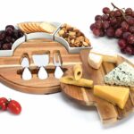 Charcuterie Board Set and Cheese Serving Platter, Kitchen Gifts