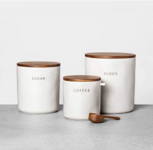 flour sugar coffee canister set, Calling Tennessee Home, best kitchen gifts for bakers