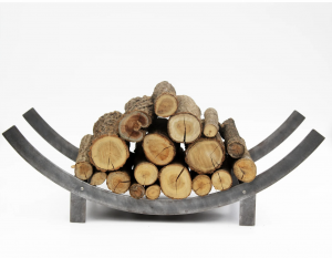 15 Swoon Worthy Firewood Log Holders for the Modern Home, u shaped fire wood log holder