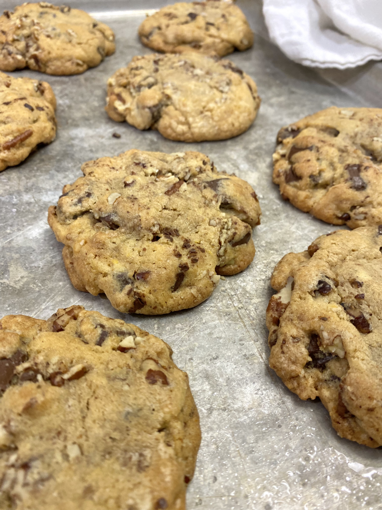 browned butter bourbon pecan chocolate chunk cookies recipe, calling tennessee home 3
