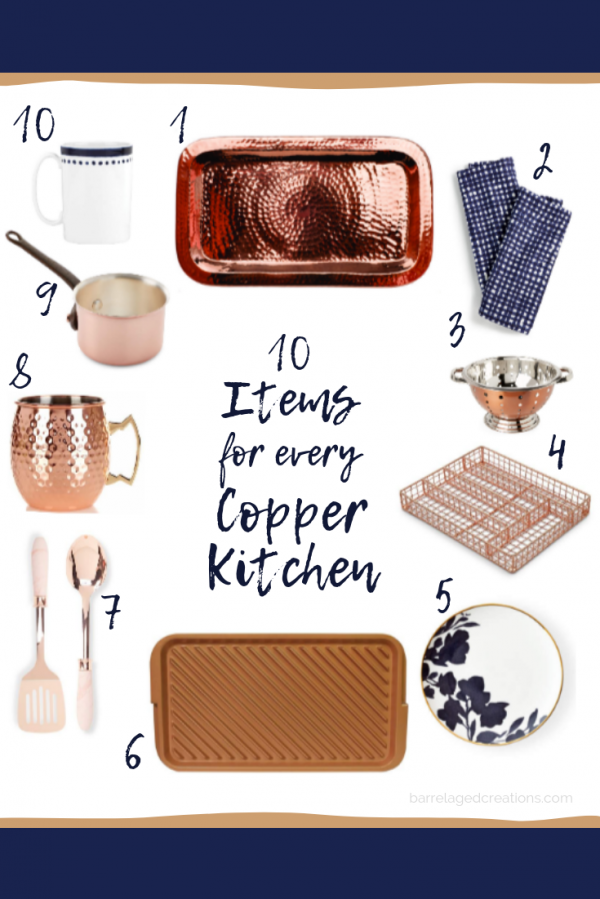 copper, navy, kitchen, decor, home decor, kitchen decor, cooking, cookware, serving tray, hammered copper, towels, kate spade, Calling Tennessee Home, ralph lauren, copper kitchen, kitchen inspo