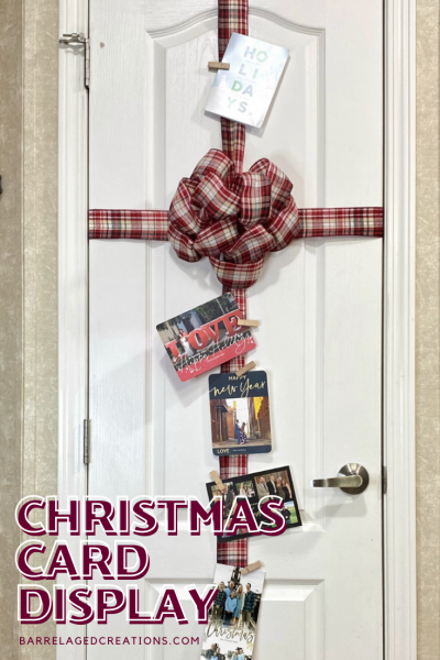 Quick & Easy DIY Christmas Card Door Display, Calling Tennessee Home