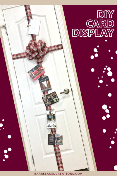 Quick & Easy DIY Christmas Card Door Display, Calling Tennessee Home