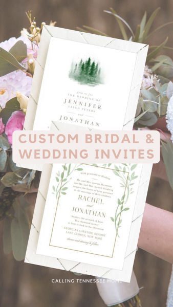 personalized bridal shower invitations, bridal shower invite template, basic invite, rustic wedding invitations, rustic shower invitations, tennessee destination wedding in tennessee, calling tennessee home