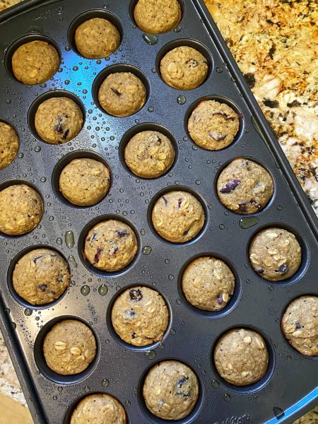 cranberry orange blender muffins, Calling Tennessee Home, oat muffins