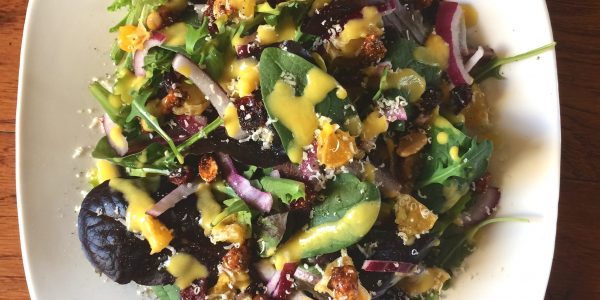 mango_citrus_rum_salad_dress_barrel_aged_creations_spring_salad_recipe