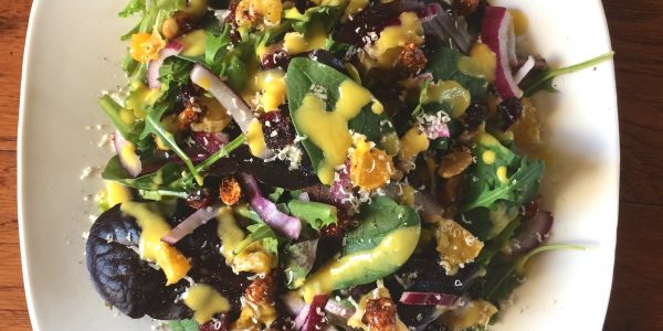 mango_citrus_rum_salad_dress_barrel_aged_creations_spring_salad_recipe