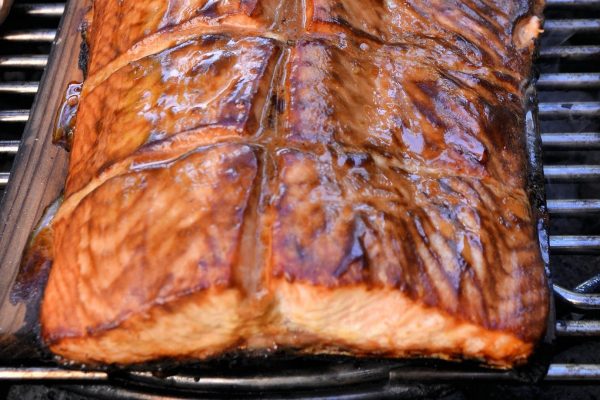 maple-bourbon glazed salmon recipe, bourbon barrel aged maple syrup, Calling Tennessee Home, broiled salmon, baked salmon, salmon recipes, paleo recipe, fish recipe